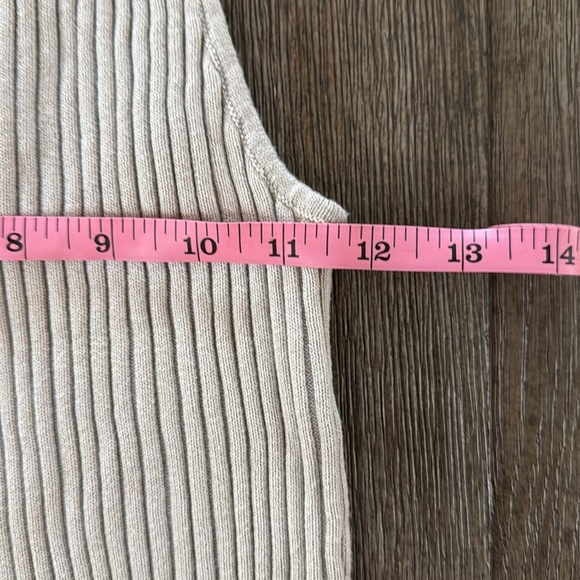 Miou Muse Ribbed Knitted Romper Gray - Picture 9 of 10